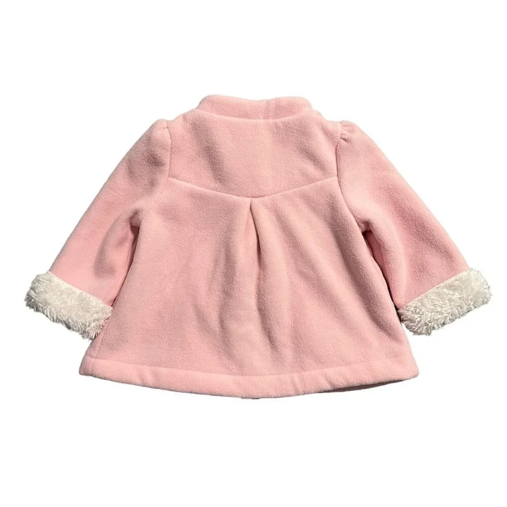 NEW Gymboree 6-12m Pink Fuzzy Jacket